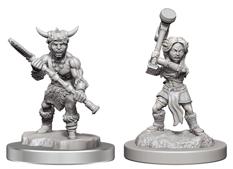 Wizkids: Nolzur's Marvelous Miniatures: Halfling Barbarians