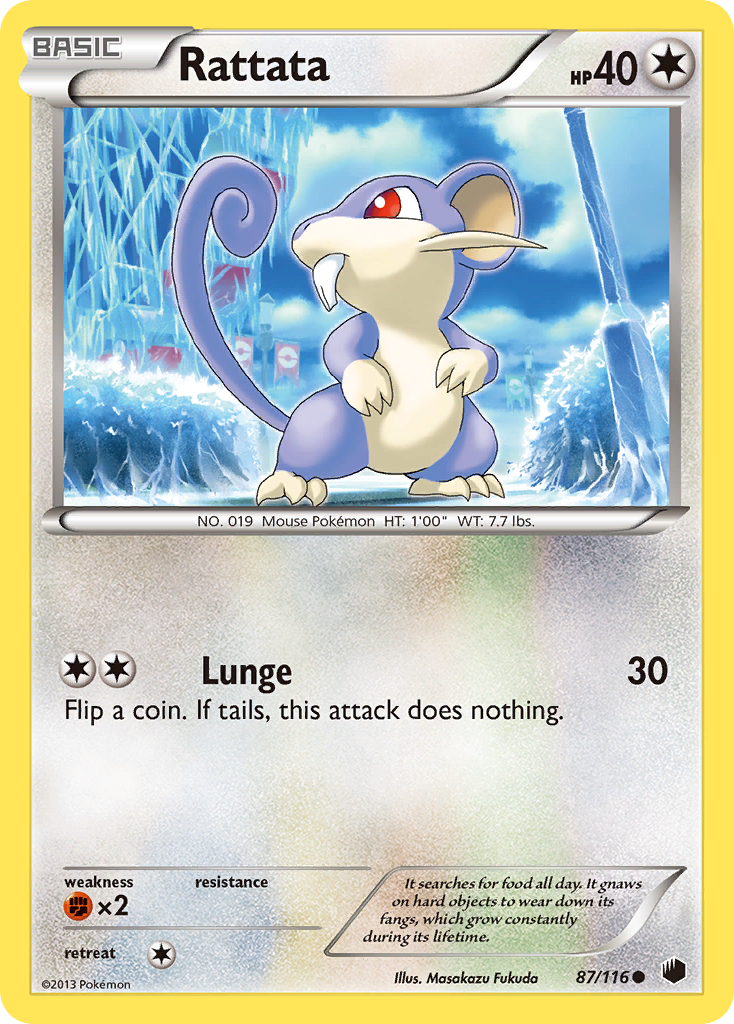 Rattata (87/116) [Black & White: Plasma Freeze]