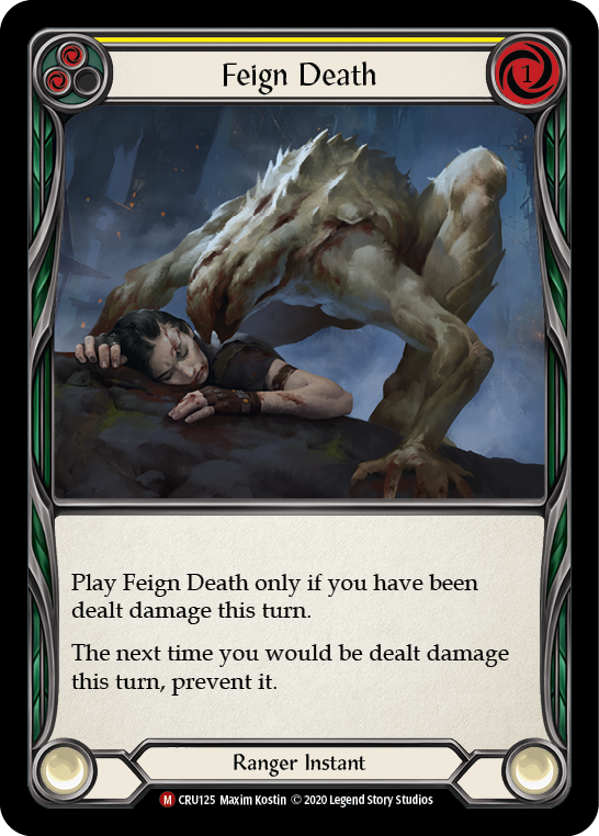 Feign Death [CRU125] (Crucible of War)  1st Edition Normal