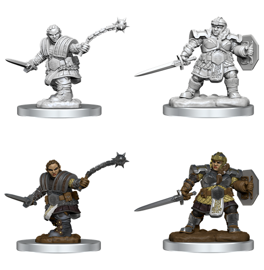 Wizkids: Nolzur's Marvelous Miniatures: Dwarf Fighter